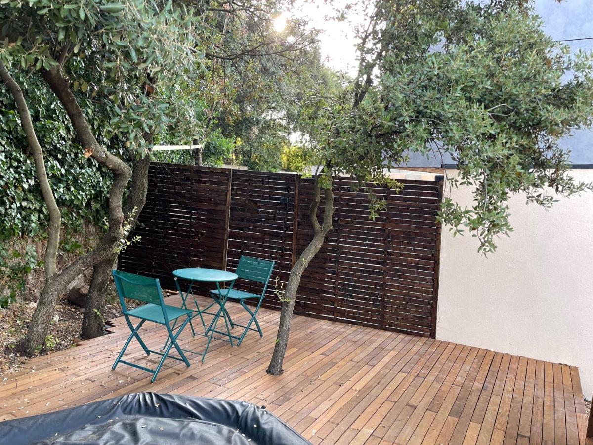 Studio Independant - Terrasse Et Piscine En Ete Restinclieres 외부 사진